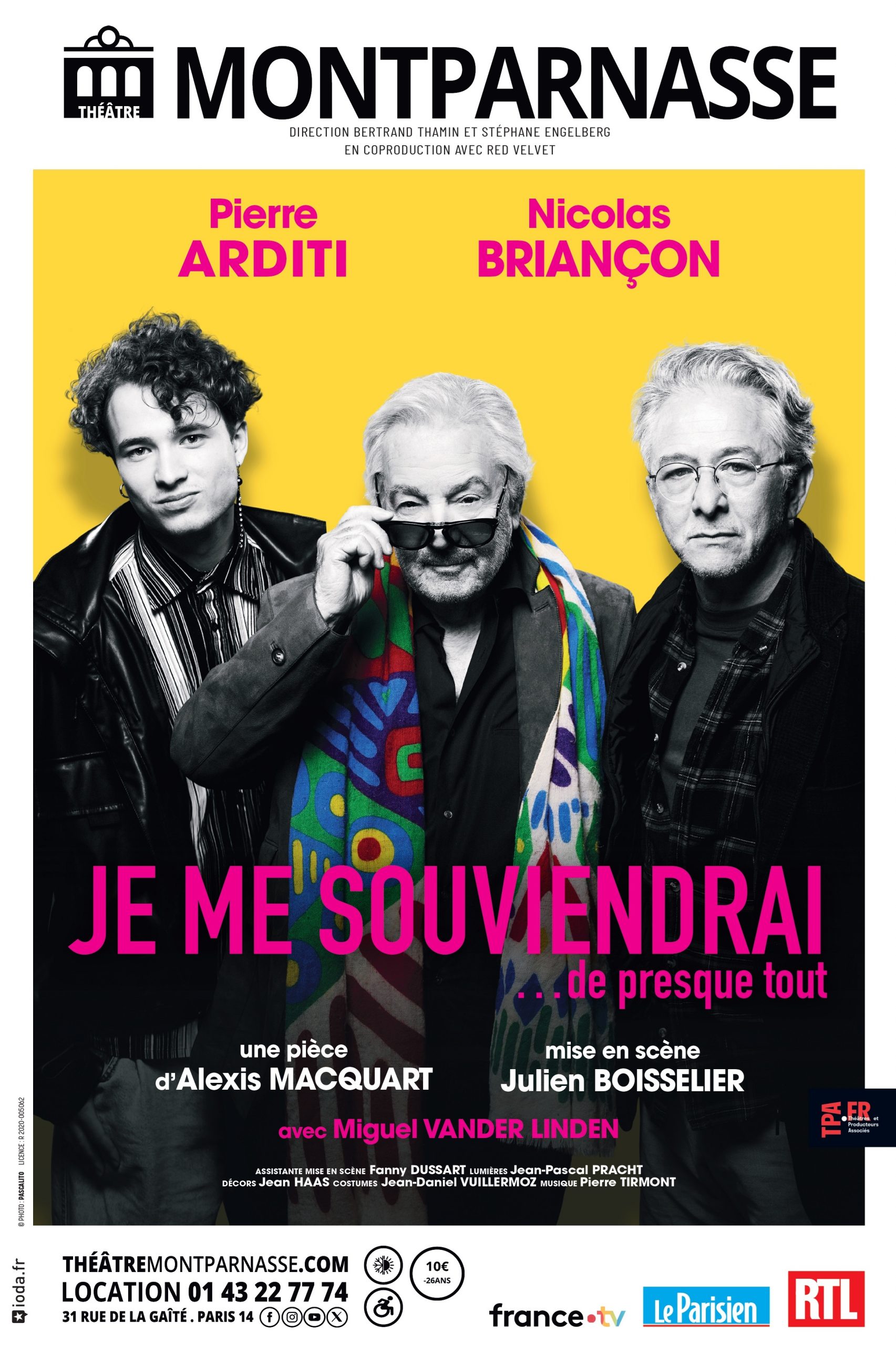 40x60 JE ME SOUVIENDRAI DE PRESQUE TOUT